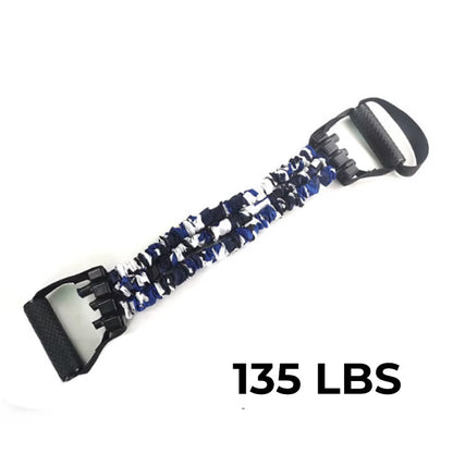 3-Way Natural Latex Resistance Band Arm Strength Tension Device Adjustable Chest Expander Training Fitness Tension Pull Rope